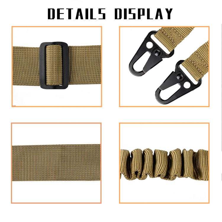 Two-Point Tactical Nylon Shoulder Crossbody Adjustable Outdoor Utility Strap