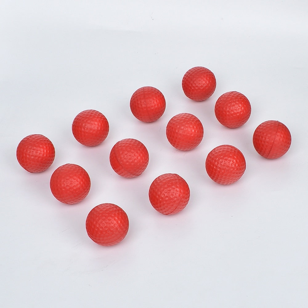 12Pcs Foam Golf Practice Balls for Indoor Outdoor Training Use
