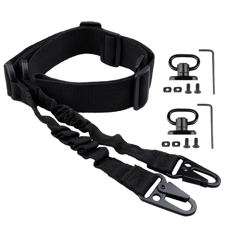 Two-Point Tactical Nylon Shoulder Crossbody Adjustable Outdoor Utility Strap