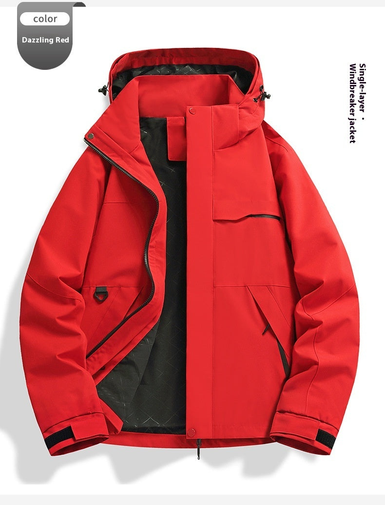 Spring Autumn Single Layer Waterproof Windproof Outdoor Cycling Jacket