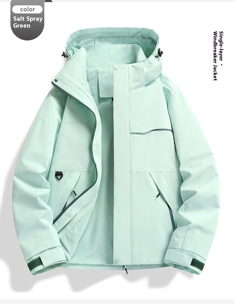 Spring Autumn Single Layer Waterproof Windproof Outdoor Cycling Jacket