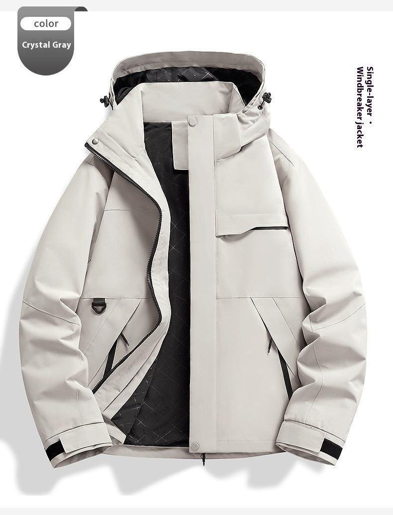 Spring Autumn Single Layer Waterproof Windproof Outdoor Cycling Jacket