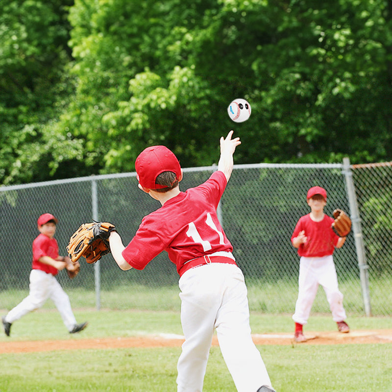 9 Inch Competition Training Baseball with Finger Placement Markers Practice Aid