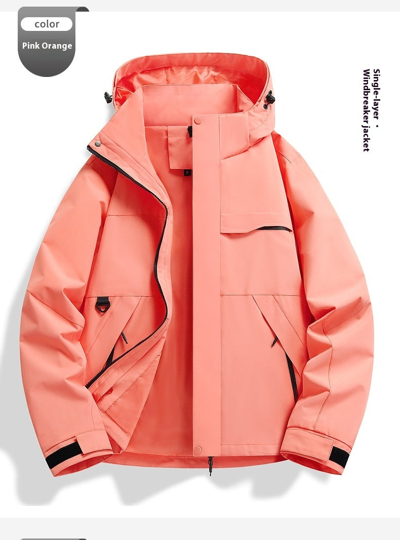 Spring Autumn Single Layer Waterproof Windproof Outdoor Cycling Jacket