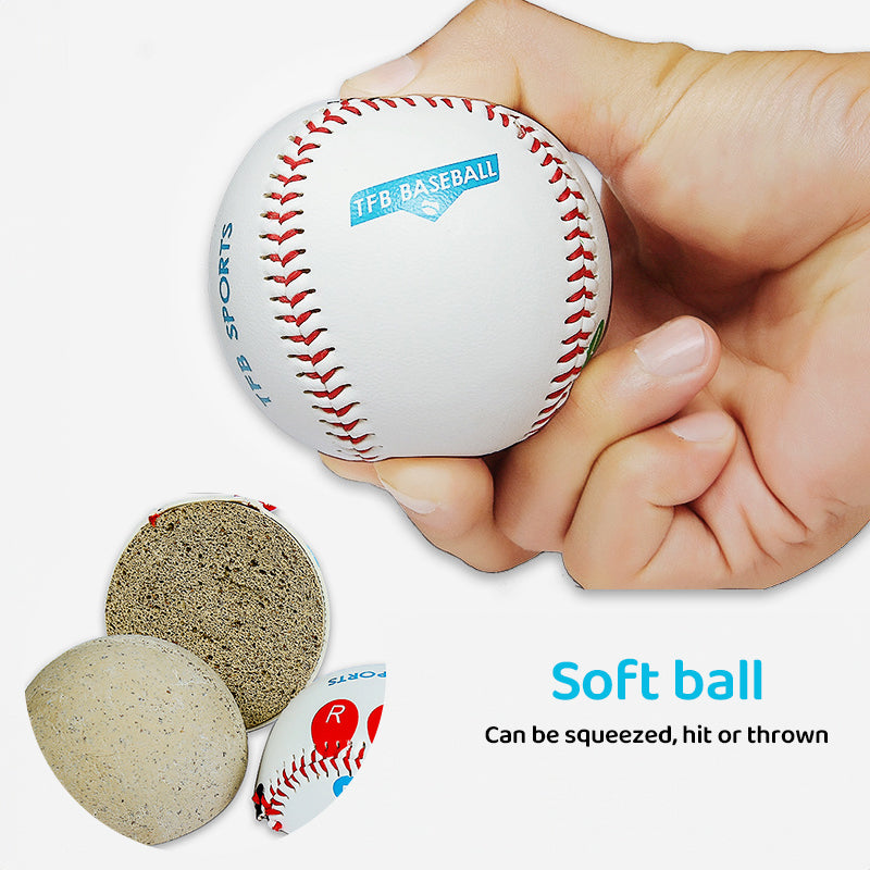 9 Inch Competition Training Baseball with Finger Placement Markers Practice Aid