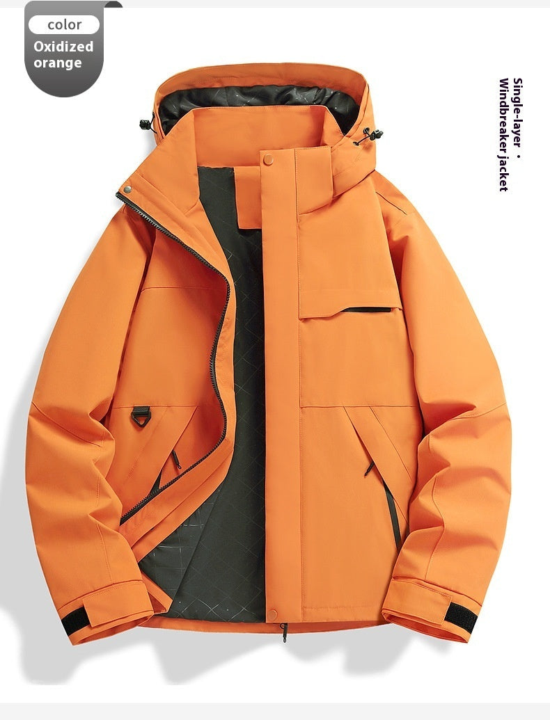 Spring Autumn Single Layer Waterproof Windproof Outdoor Cycling Jacket