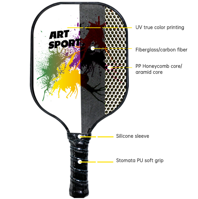 High Tensile Strength Beach Tennis Paddle Set for Pickleball
