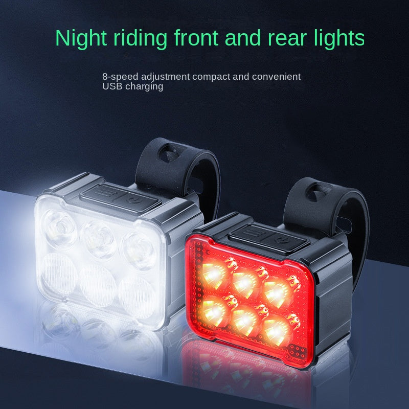 Bicycle Lights Front and Rear Set for Night Riding Safety