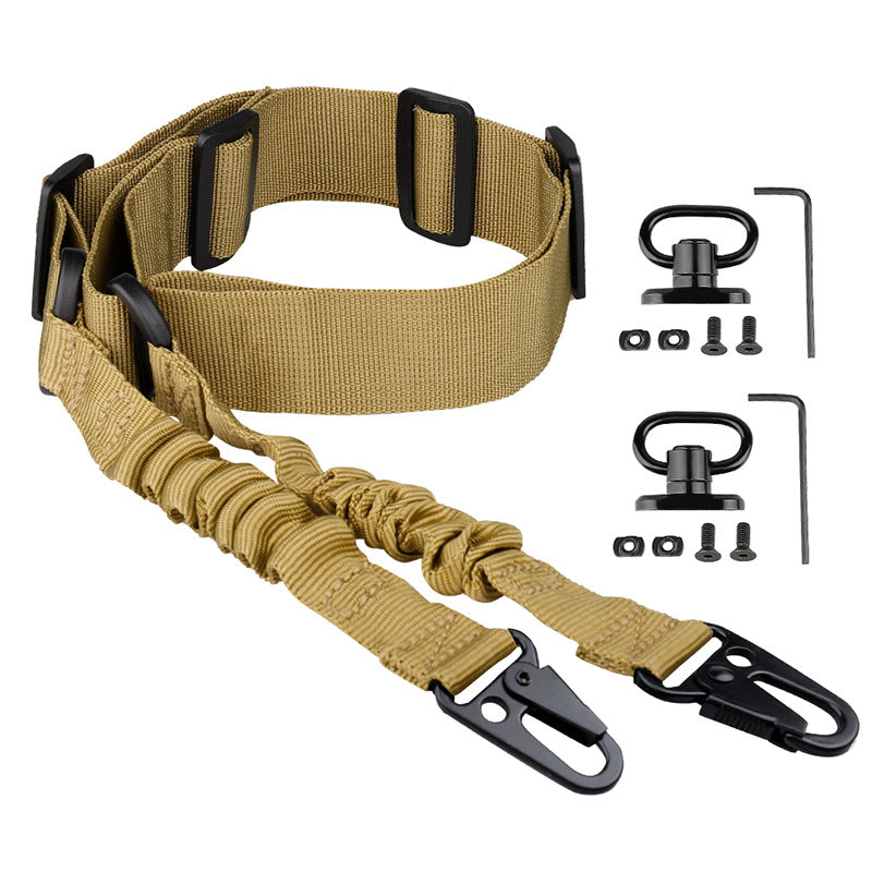 Two-Point Tactical Nylon Shoulder Crossbody Adjustable Outdoor Utility Strap