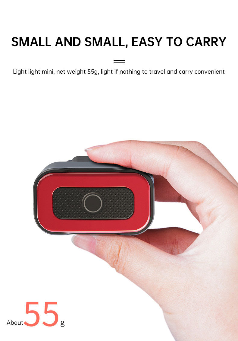 Intelligent Brake Sensor Bicycle Taillight USB Charging Warning Light