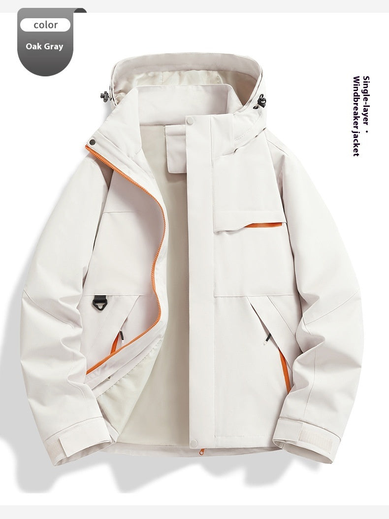Spring Autumn Single Layer Waterproof Windproof Outdoor Cycling Jacket