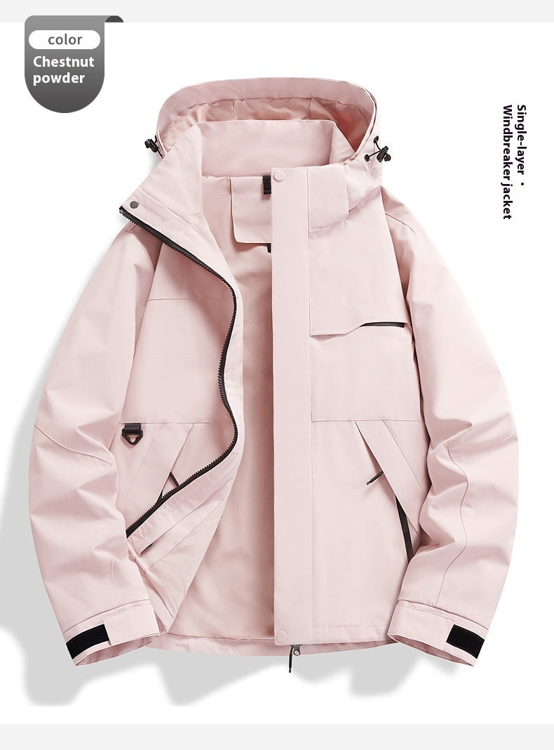 Spring Autumn Single Layer Waterproof Windproof Outdoor Cycling Jacket