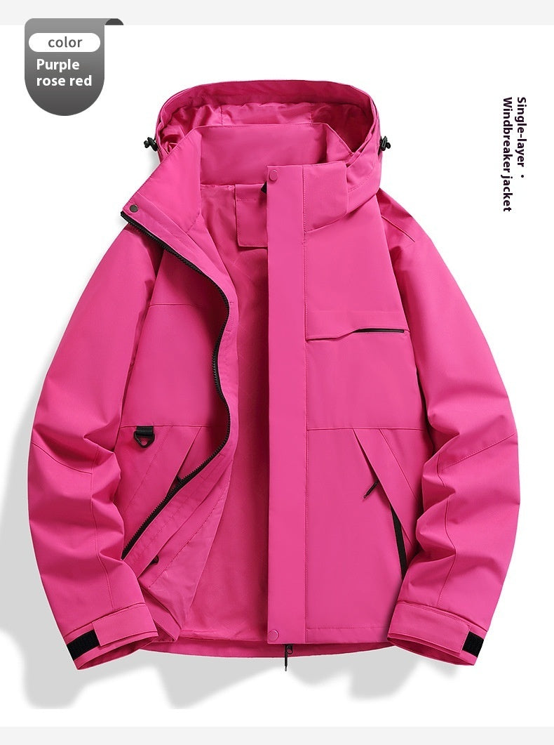 Spring Autumn Single Layer Waterproof Windproof Outdoor Cycling Jacket