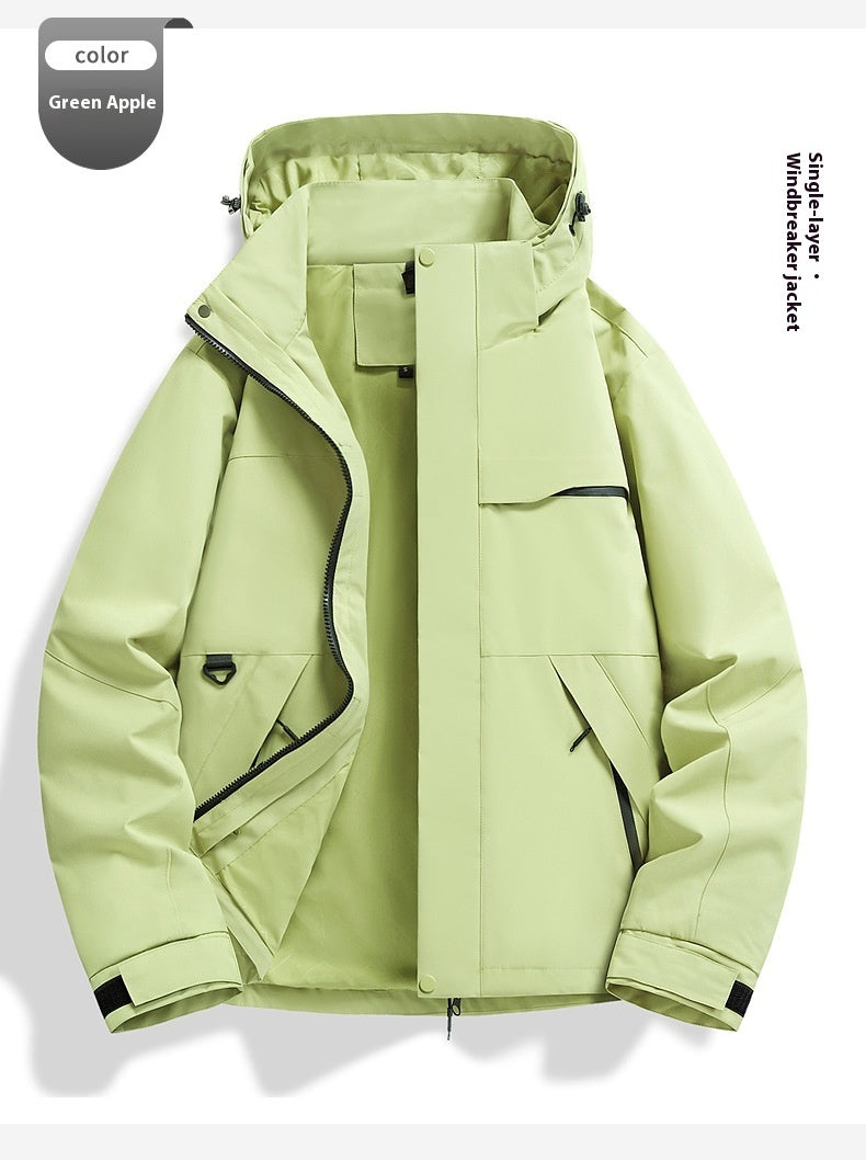 Spring Autumn Single Layer Waterproof Windproof Outdoor Cycling Jacket