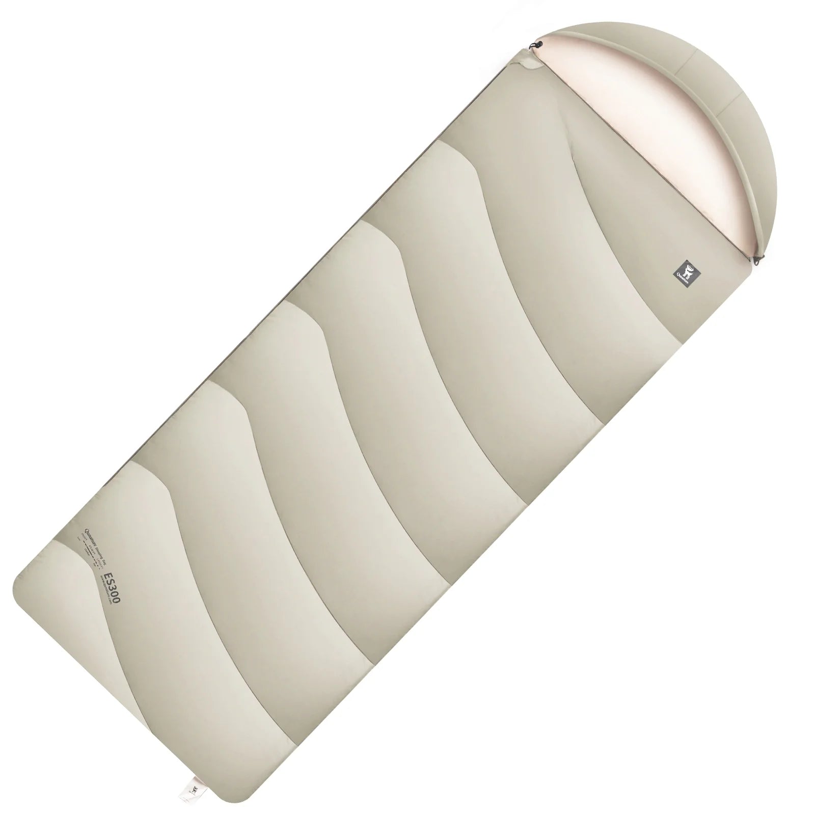 Cotton Envelope Portable Backpacking Sleeping Bag with Compression Sack
