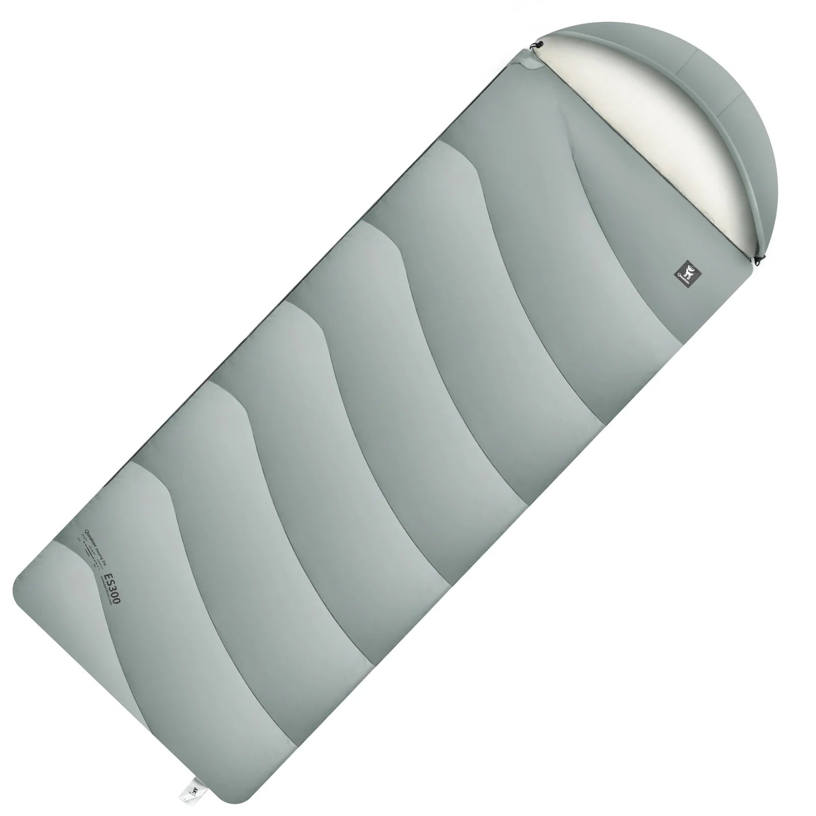 Cotton Envelope Portable Backpacking Sleeping Bag with Compression Sack