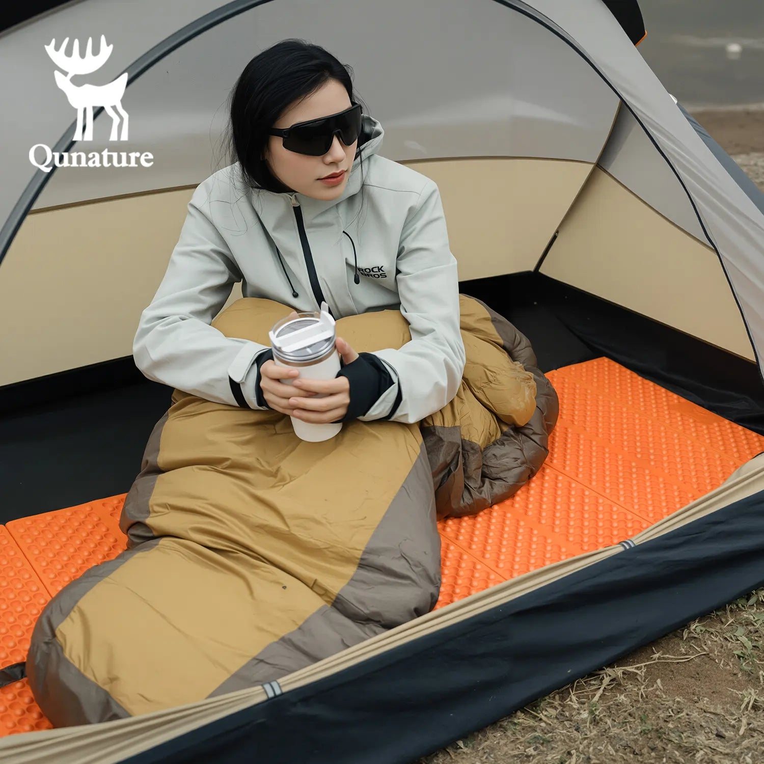 Ultralight Folding Sleeping Pad Waterproof R-Value 1.8 Camping Hiking